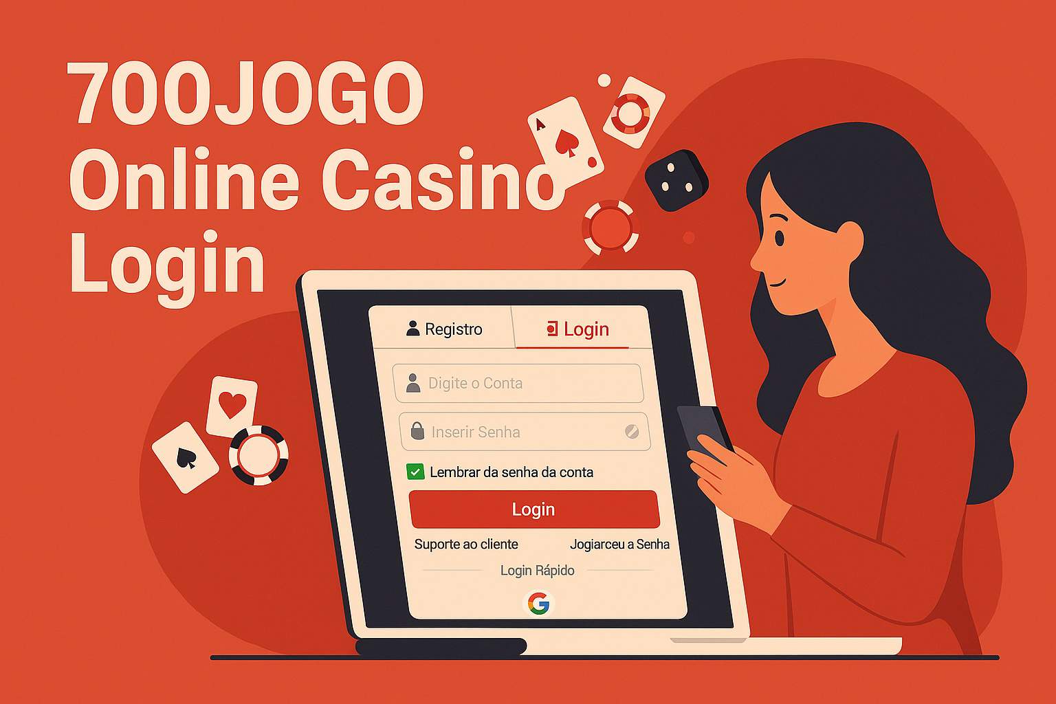 Criar uma nova Conta no plataforma 700JOGO